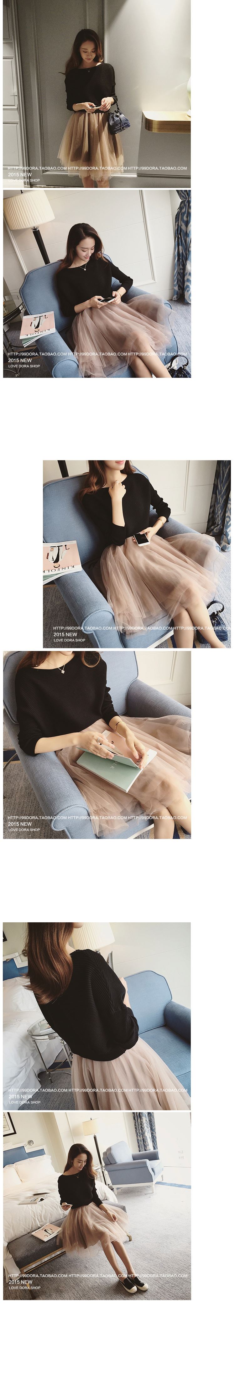 เสื้อแขนยาว ทรงสั้น คอปาด มีลายในตัว ผ้าไม่หนามากทิ้งตัว พร้อมส่ง