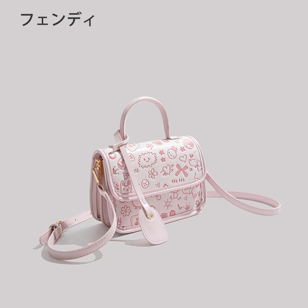 กระเป๋าสะพายข้างผู้หญิง กระเป๋าสะพายสไตล์เกาหลี By Japanese フェンディ authentic bag