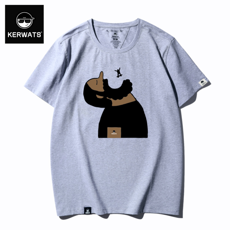 เสื้อยืดผู้ชายอ้วน S-6XL น้ำหนักผู้สวม 50-135 กิโลกรัม
