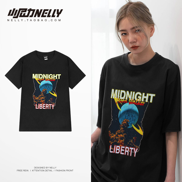 เสื้อยืดคอกลม ผู้ชาย เสื้อยืดผู้ชายเกาหลี เสื้อยืดเกาหลี แบรนด์ NELLY