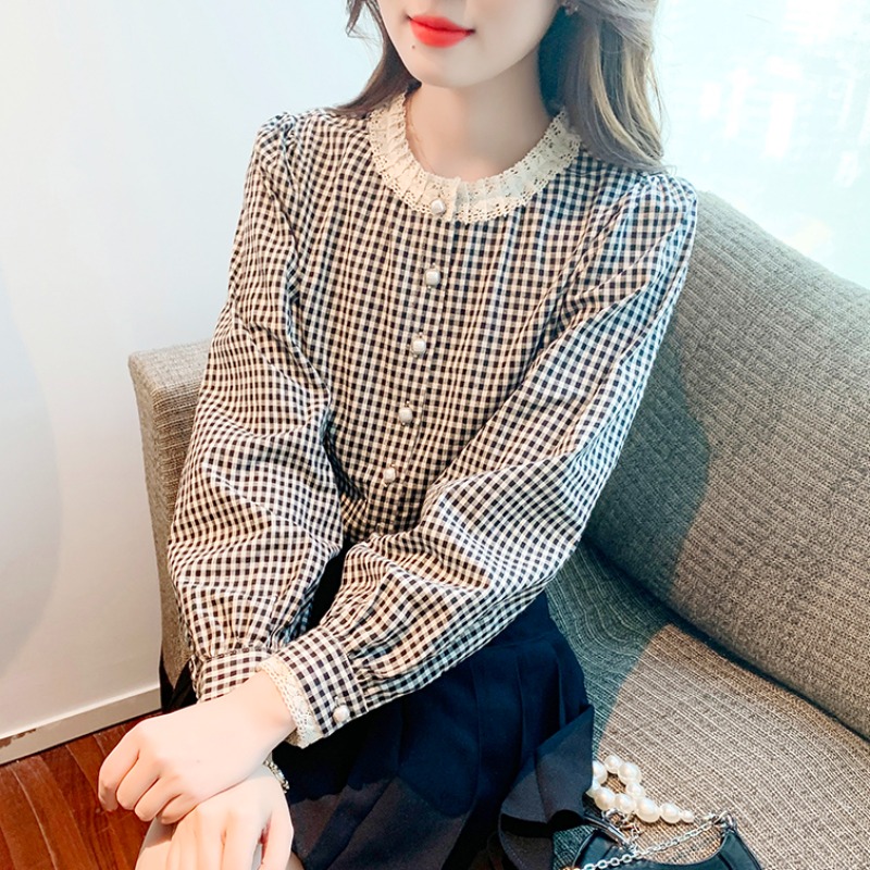 เสื้อเชิ้ตผู้หญิงแขนยาว เสื้อเชิ้ตผู้หญิงใส่ทํางาน 390 บาทต่อชิ้น ฟรีค่าจัดส่ง