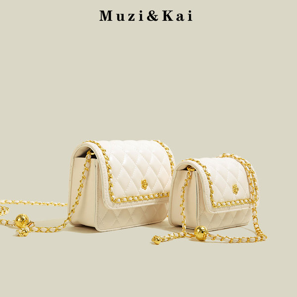 กระเป๋าสะพายข้างผู้หญิง กระเป๋าสะพายสไตล์เกาหลี By Muzi&Kai