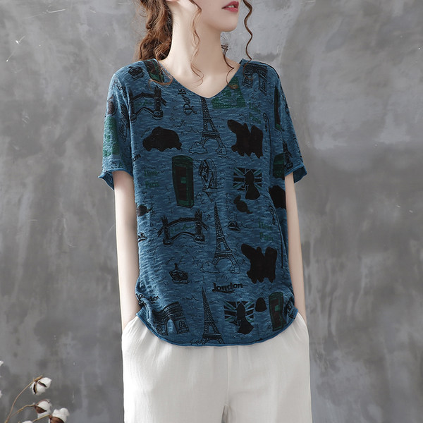 เสื้อยืดวินเทจ ฟรีไซส์อกเสื้อประมาณ 38-42