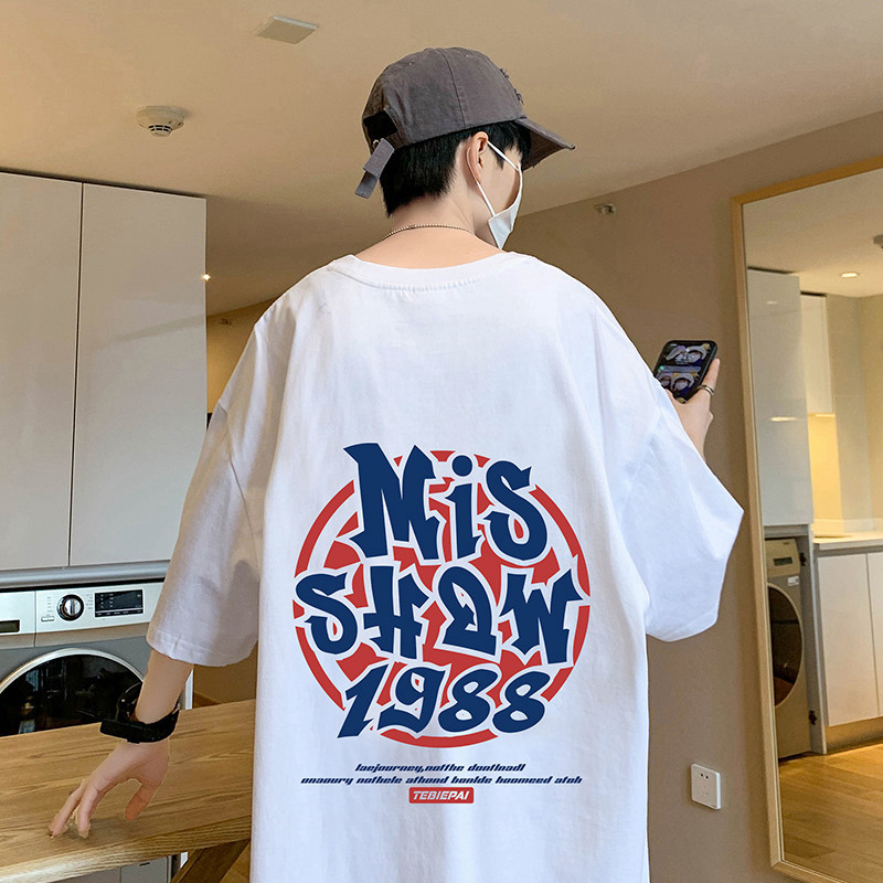 เสื้อยืดผู้ชายอ้วน XL-5XL อกเสื้อ40-52 นิ้ว