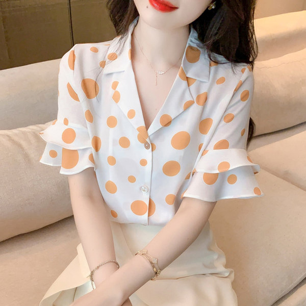 เสื้อชีฟองเกาหลี เสื้อชีฟองสวยๆ