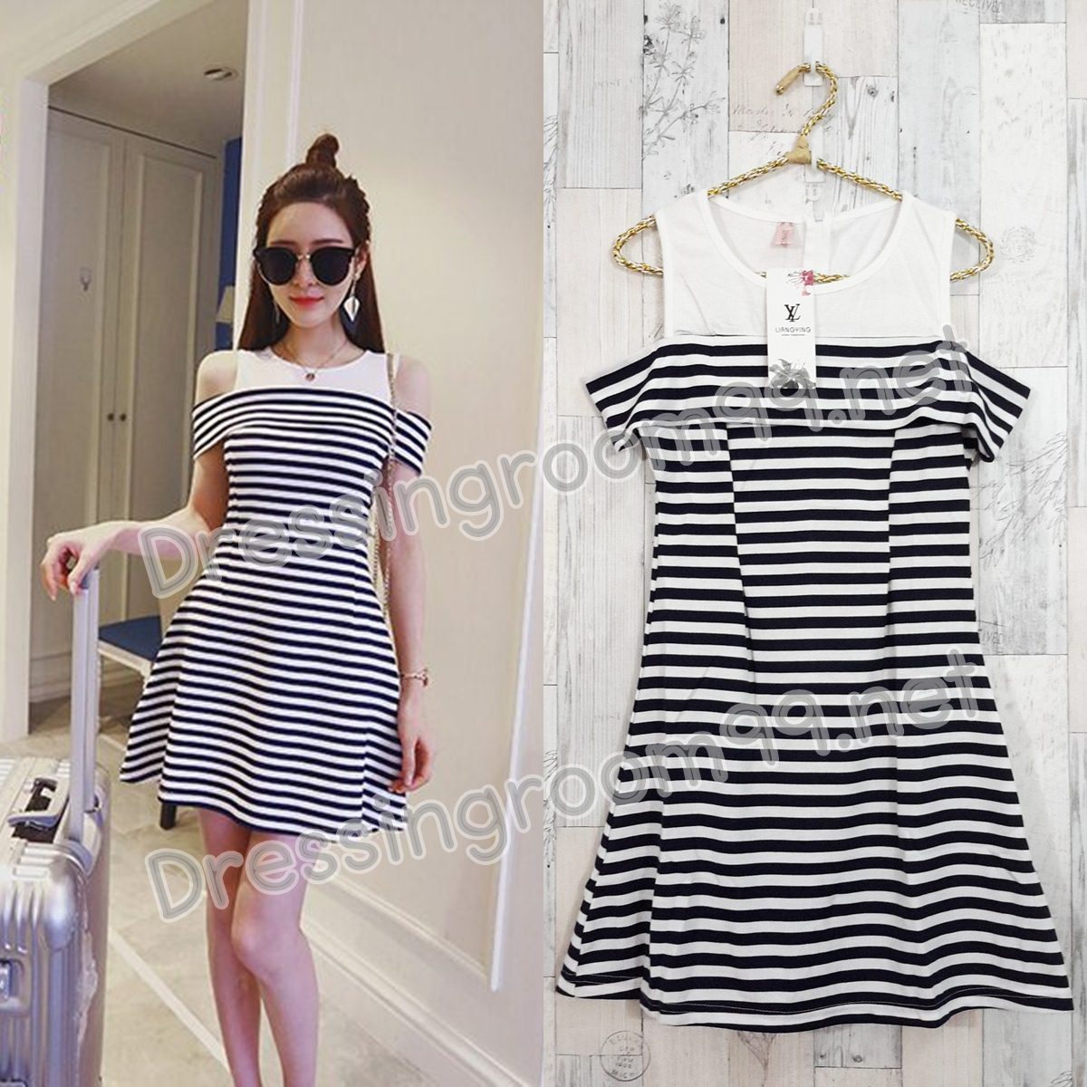 ตัวอย่างรีวิวสินค้าจริงเสื้อผ้าแฟชั่นเกาหลีนำเข้าร้าน Dressingroom99.net