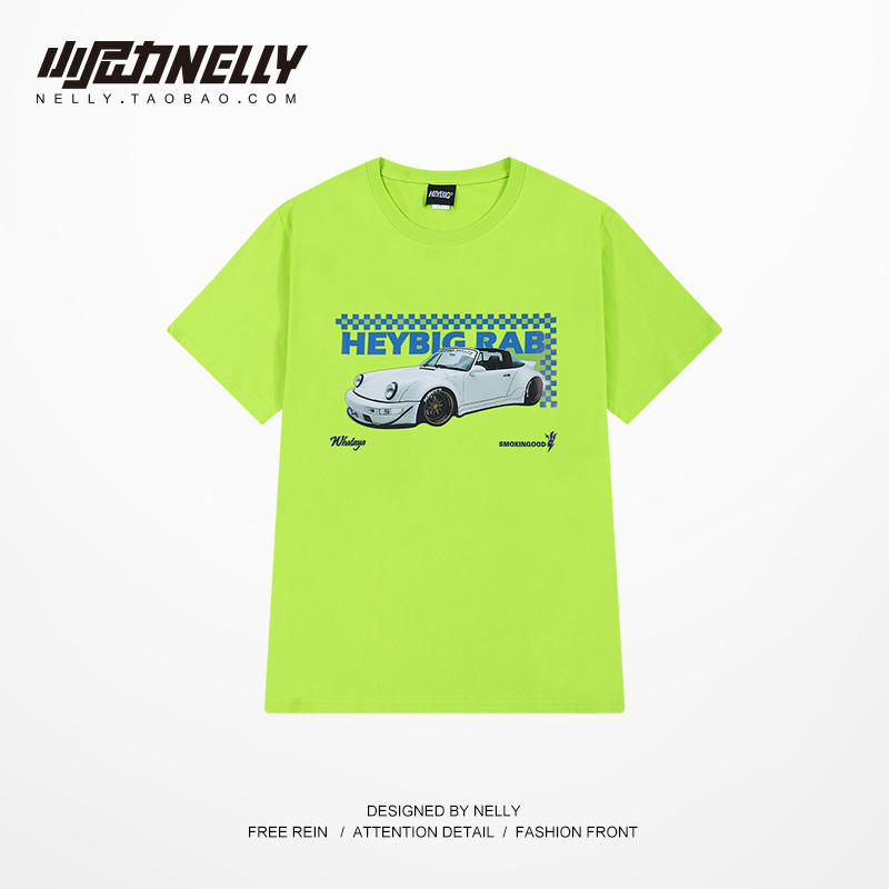 เสื้อยืดคอกลม ผู้ชาย เสื้อยืดผู้ชายเกาหลี เสื้อยืดเกาหลี แบรนด์ NELLY