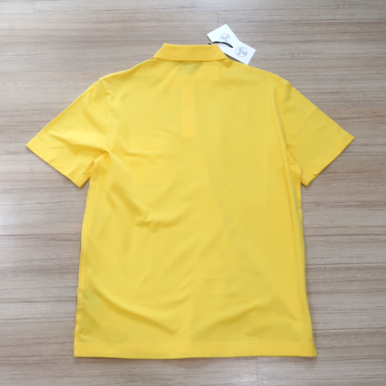 Hermes Jaune Vif Cotton Polo Shirts Size M