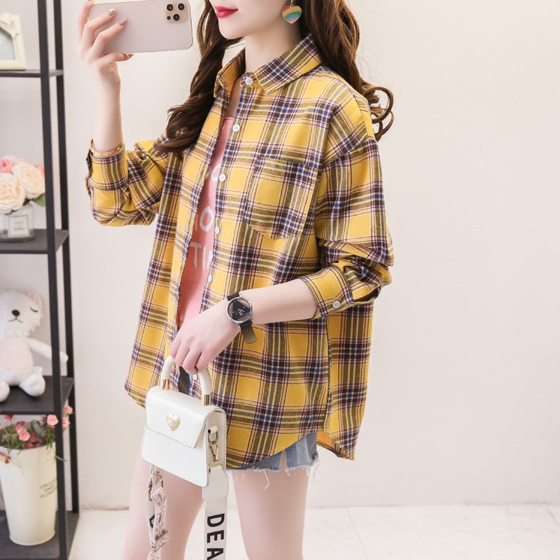 เสื้อเชิ้ต ลายสก็อต สวยๆแบบชิคๆและ แบบลายแนว สาวคาวเกิร์ล