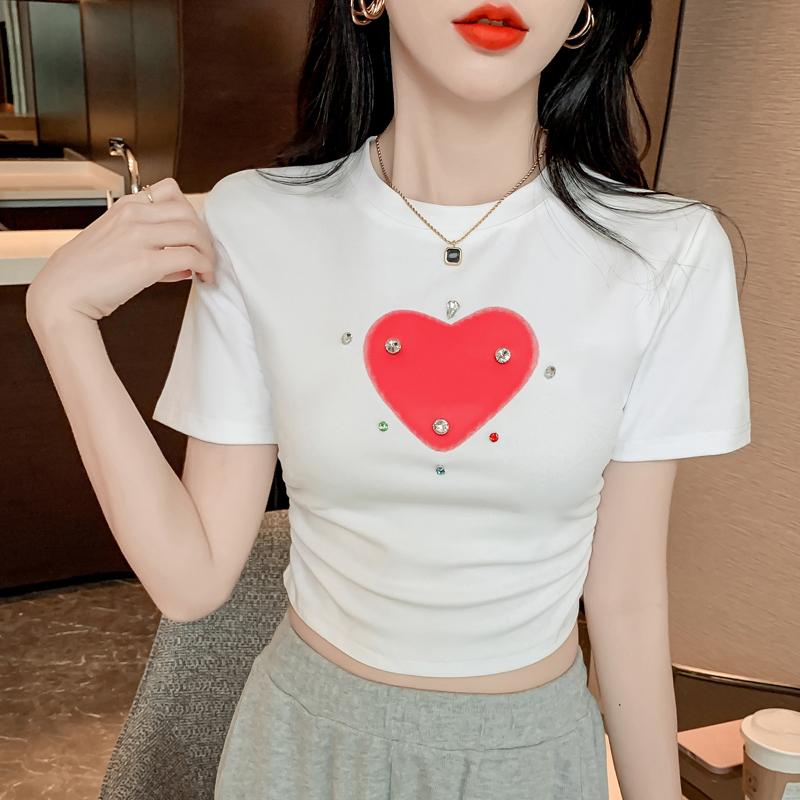 เสื้อผ้าวัยรุ่นเกาหลี เสื้อยืดวัยรุ่นผู้หญิง มีขนาด S M L XL
