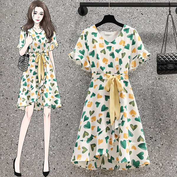 ชุดเดรสคนอ้วนวัยรุ่น เดรสสาวอวบ เดรสคนอ้วน BY PLUS SIZE Girl