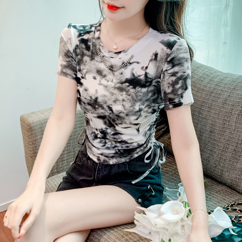 เสื้อผ้าวัยรุ่นเกาหลี เสื้อยืดวัยรุ่นผู้หญิง มีขนาด S M L XL
