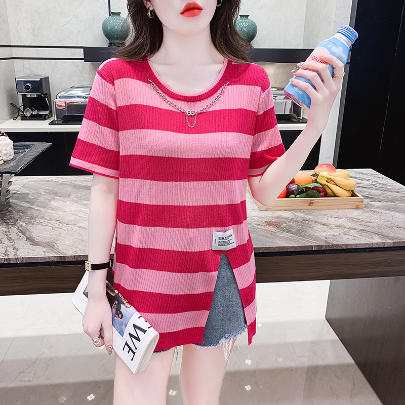 เสื้อผ้าวัยรุ่นเกาหลี เสื้อยืดวัยรุ่นผู้หญิง มีขนาด S M L XL