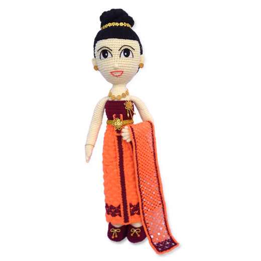 ตุ๊กตาเด็กหญิงชุดไทย