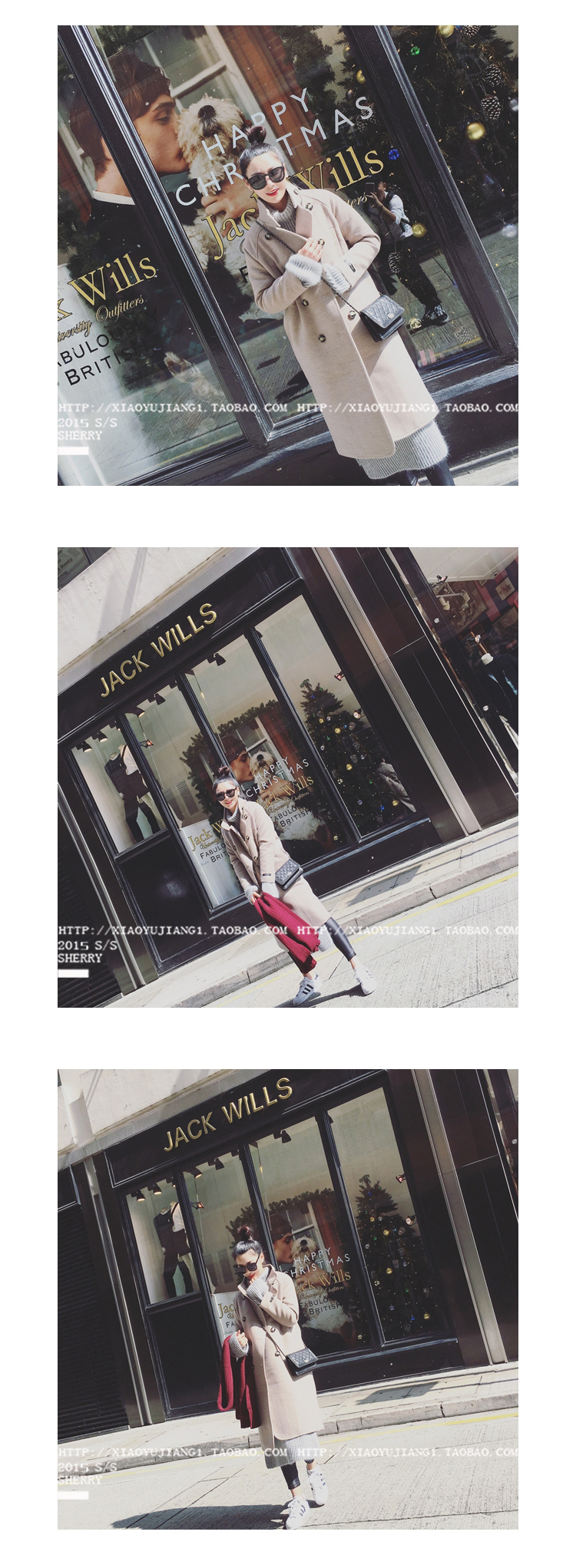 OverCoat เสื้อโค้ทกันหนาว ทรงยาวโอเวอร์ สไตล์ยุโรป ดีไซน์หรู งานดี ผ้าวูลเนื้อละเอียด บุซับในกันลม same pic