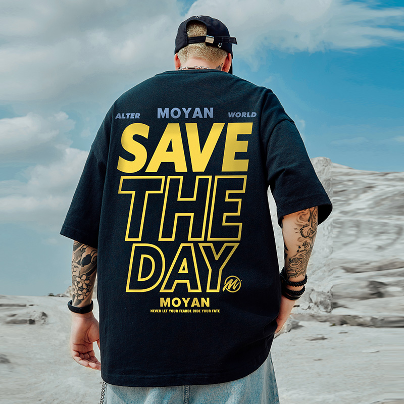 เสื้อยืดผู้ชายอ้วน S-5XL(อกเสื้อ39-51นิ้ว)