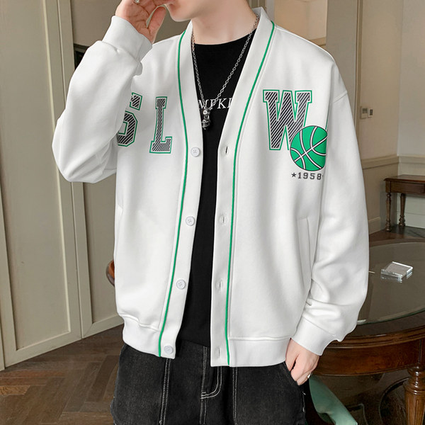 เสื้อแจ็คเก็ตเบสบอล เสื้อคลุม เสื้อแขนยาวสไตล์เกาหลี