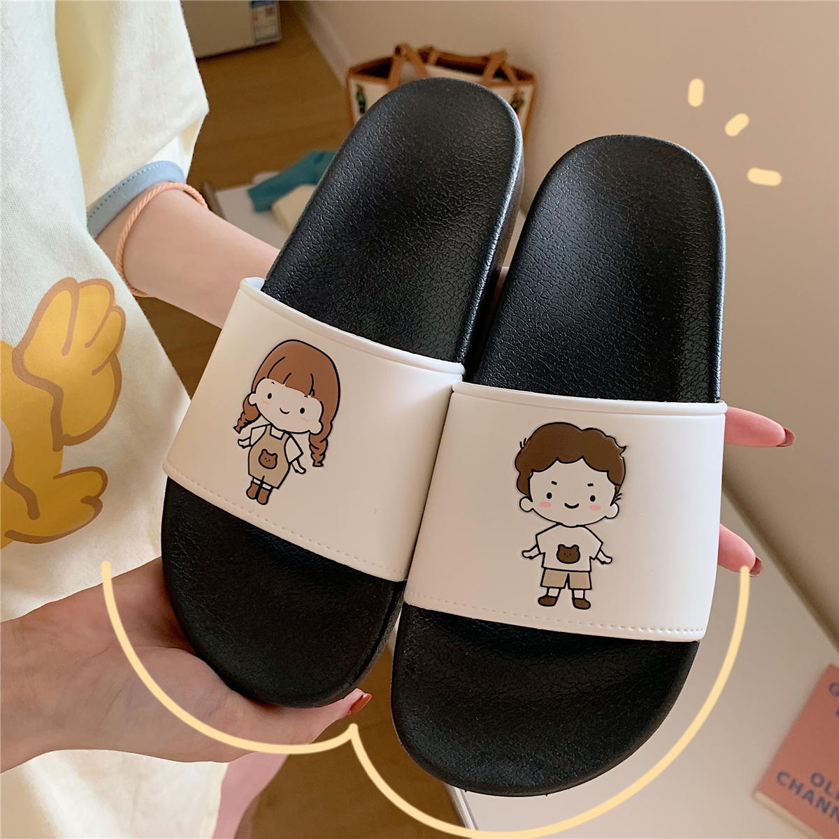 รองเท้าแตะผู้หญิง ใส่ในบ้าน By.Thin strips