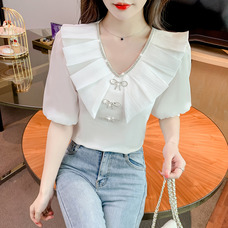 เสื้อผ้าวัยรุ่นเกาหลี เสื้อยืดวัยรุ่นผู้หญิง มีขนาด S M L XL