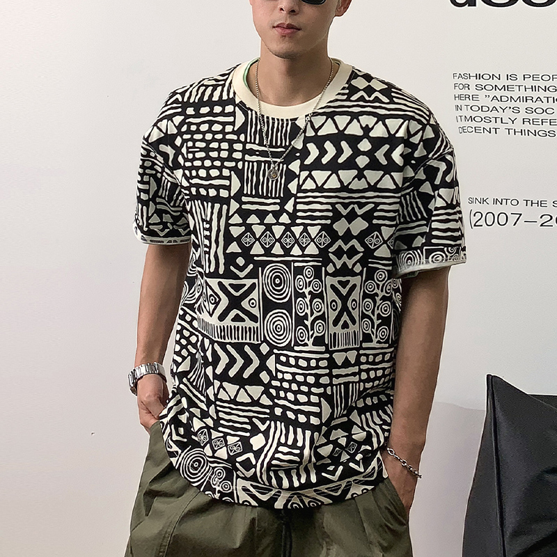 เสื้อยืดผู้ชายอ้วน S-5XL(อกเสื้อ39-51นิ้ว)