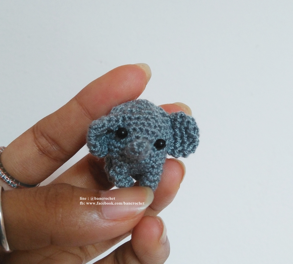 ตุ๊กตาช้างจิ๋ว 1*1 นิ้ว