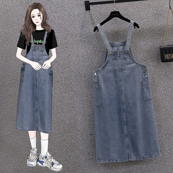 เดรสคนอ้วน เดรสสาวอวบ ชุดเดรสคนอ้วนวัยรุ่นแขนสั้น BY PLUS SIZE Girl