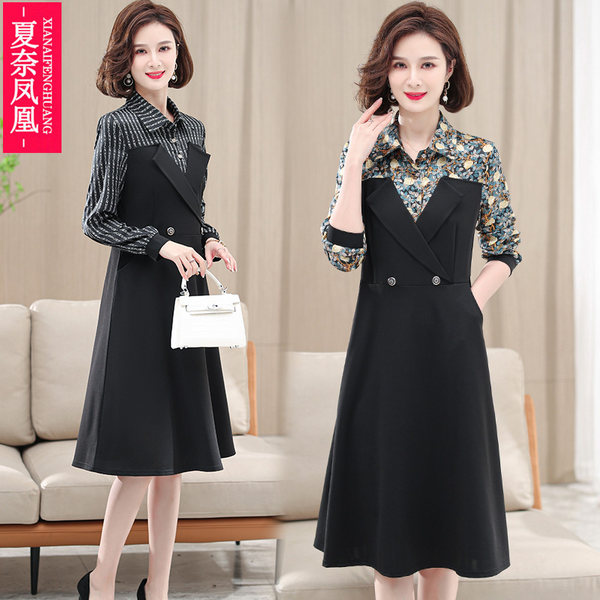 เดรสวัยผู้ใหญ่40-60ปี เดรสคุณแม่ ชุดเดรสทำงานวัยผู้ใหญ่ แบรนด์ MAMA DRESS