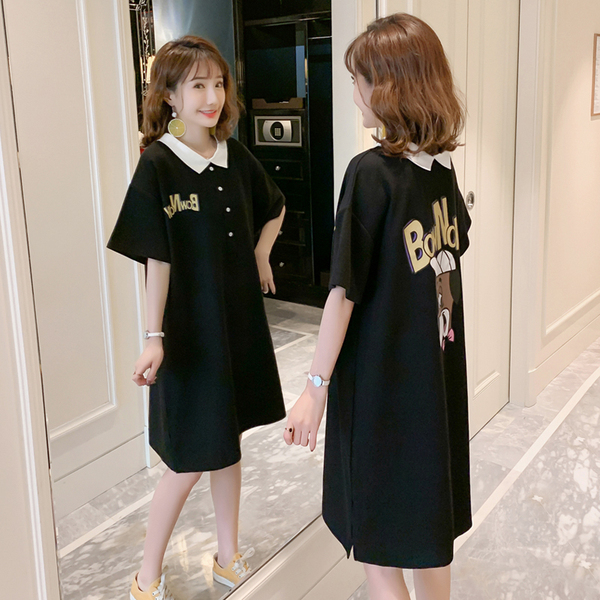 เสื้อยืดเดรสยาว เดรสยาวแบบเสื้อยืด