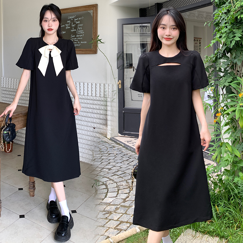 เดรสแขนสั้น มีไซส์ L-4XLอก 38-47 นิ้ว ใส่ได้ทั้งสาวหุ่นดีน่ารักจนถึงสาวอวบพลัสไซส์ จัดส่งฟรี! ทักแชทสั่งซื้อ