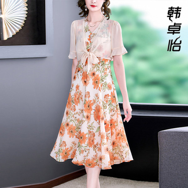 เดรสวัยผู้ใหญ่40-60ปี เดรสคุณแม่ ชุดเดรสทำงานวัยผู้ใหญ่ แบรนด์ MAMA DRESS