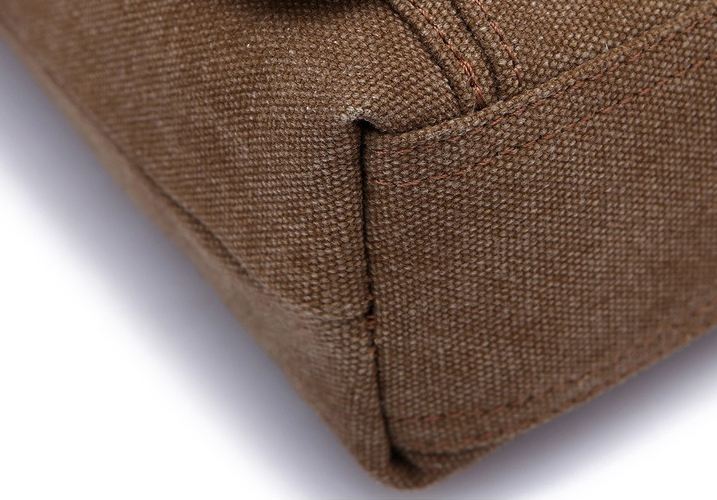 กระเป๋าสะพายข้าง กระเป๋า ผ้าแคนวาส ผ้ายีนส์ ผู้ชาย ใส่ของกระจุกกระจิก กระเป๋าสะพาย แนวตั้ง ใส่ Ipad ได้ แต่ง ตะเข็บ แบบเท่ ๆ มีดีไซน์ 713125