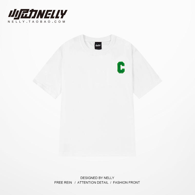 เสื้อยืดคอกลม ผู้ชาย เสื้อยืดผู้ชายเกาหลี เสื้อยืดเกาหลี แบรนด์ NELLY