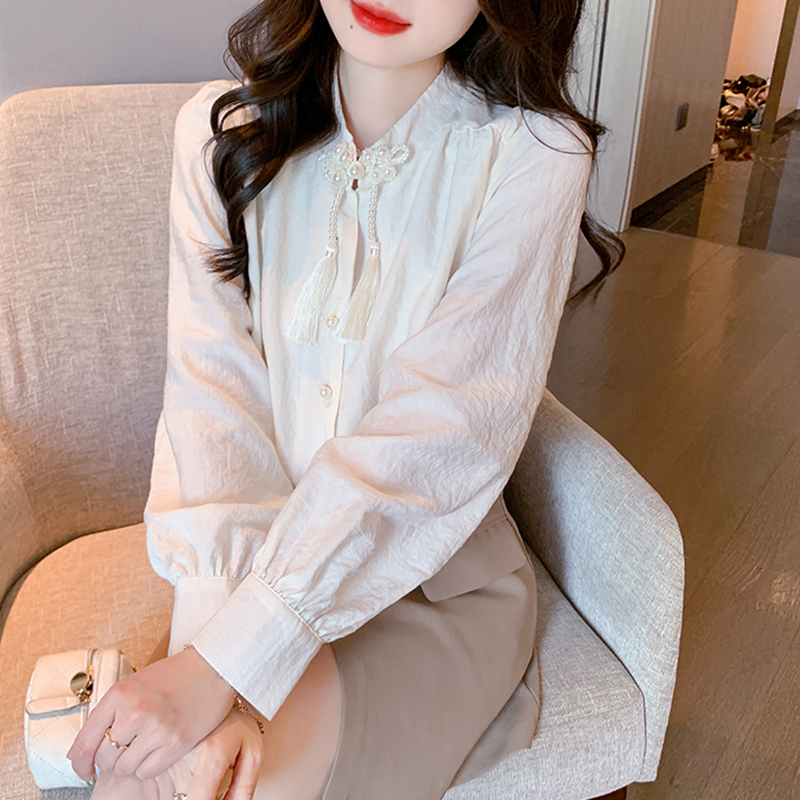 เสื้อเชิ้ตผู้หญิงใส่ทํางาน 390 บาทต่อชิ้น ฟรีค่าจัดส่ง