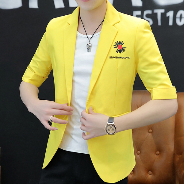 สูท Blazers ผู้ชาย เสื้อคลุมสไตล์สูท สำหรับผู้ชาย