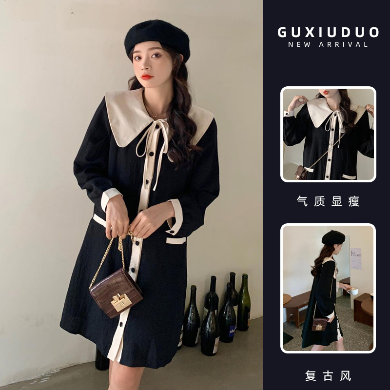 เดรสแขนสั้นมีไซส์L-4XLอก38-47นิ้ว