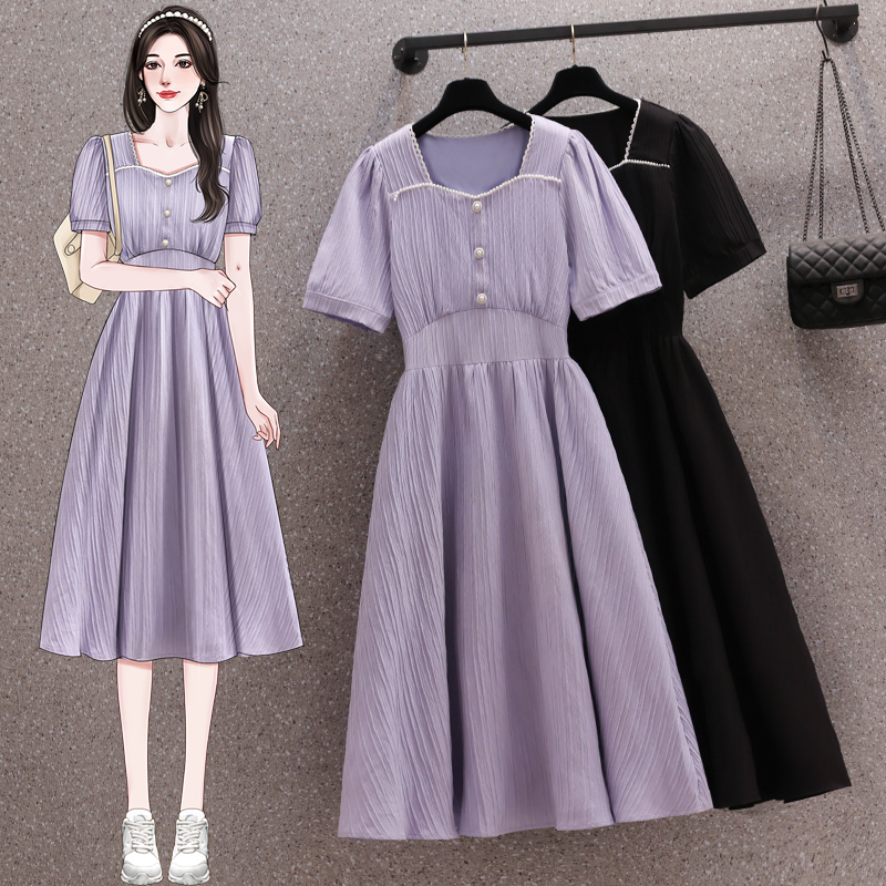 เดรสสาวอวบ มีไซส์ L-4XLอกเสื้อ 38-47 นิ้ว ใส่ได้ทั้งสาวหุ่นดีน่ารักจนถึงสาวอวบพลัสไซส์ จัดส่งฟรี! ทักแชทสั่งซื้อ