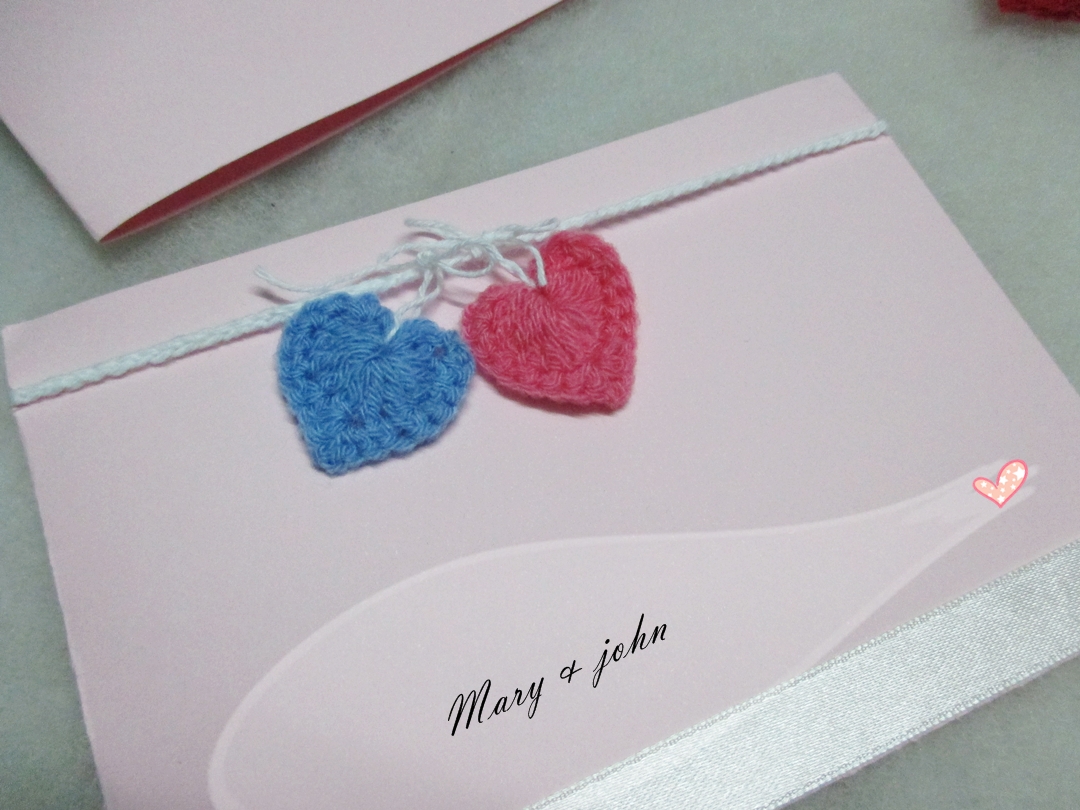 การ์ดแต่งงานโครเชต์