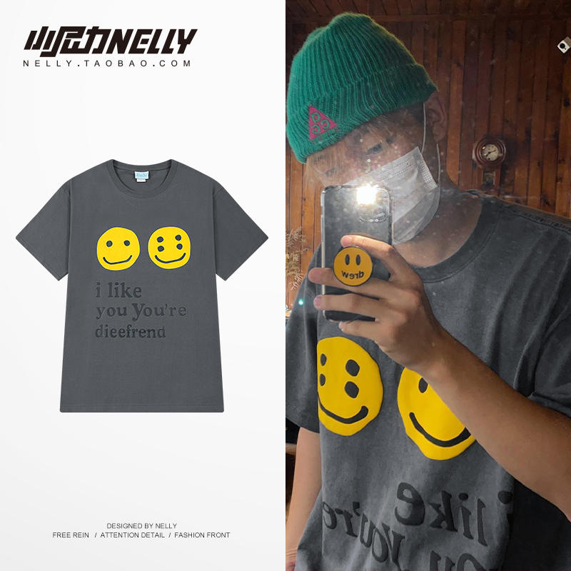 เสื้อยืดคอกลม ผู้ชาย เสื้อยืดผู้ชายเกาหลี เสื้อยืดเกาหลี แบรนด์ NELLY