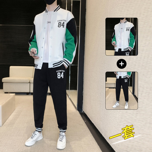 เสื้อแจ็คเก็ตเบสบอล เสื้อคลุม เสื้อแขนยาวสไตล์เกาหลี