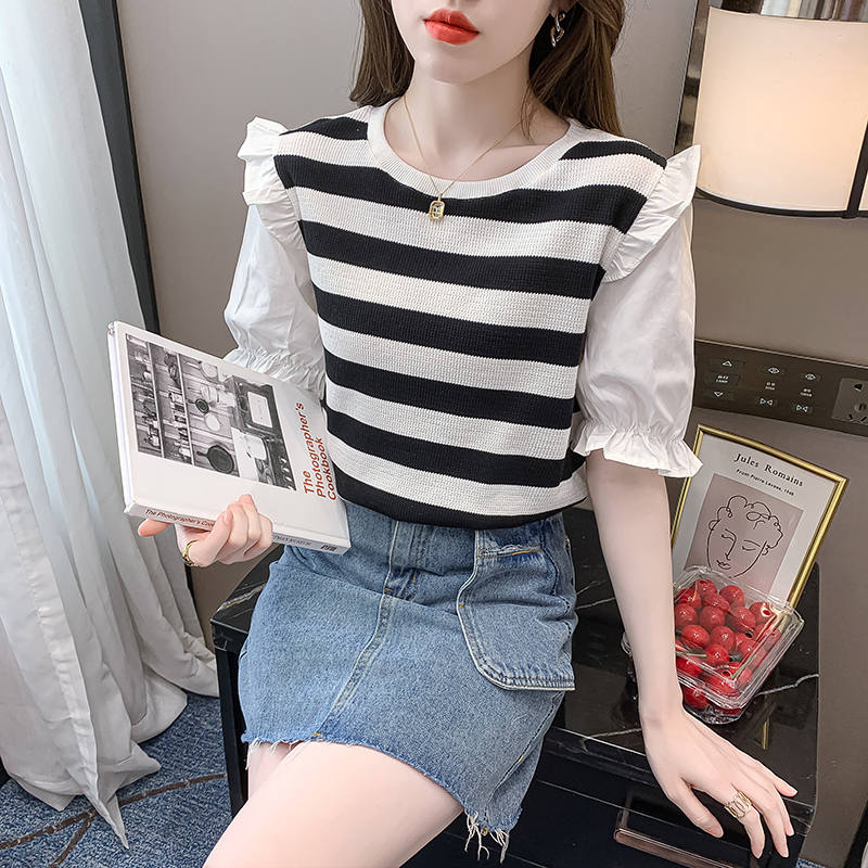 เสื้อยืดวัยรุ่นน่ารักๆ เสื้อวัยรุ่นแขนสั้น เสื้อผ้าวัยรุ่นเกาหลี แบรนด์ Wiyike