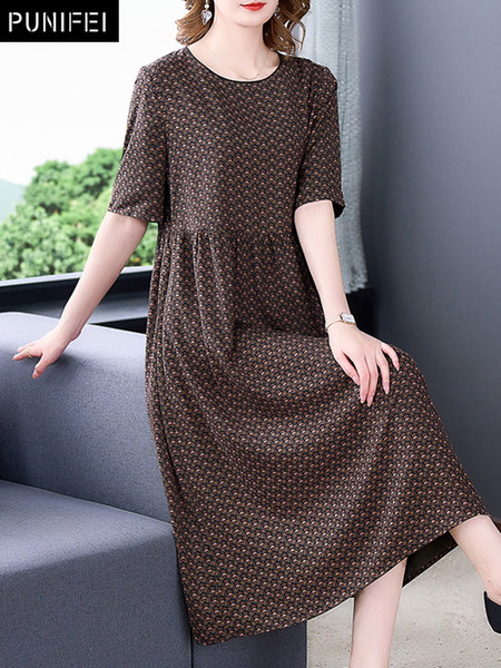 เดรสวัยผู้ใหญ่40-60ปี เดรสคุณแม่ ชุดเดรสทำงานวัยผู้ใหญ่ แบรนด์ MAMA DRESS