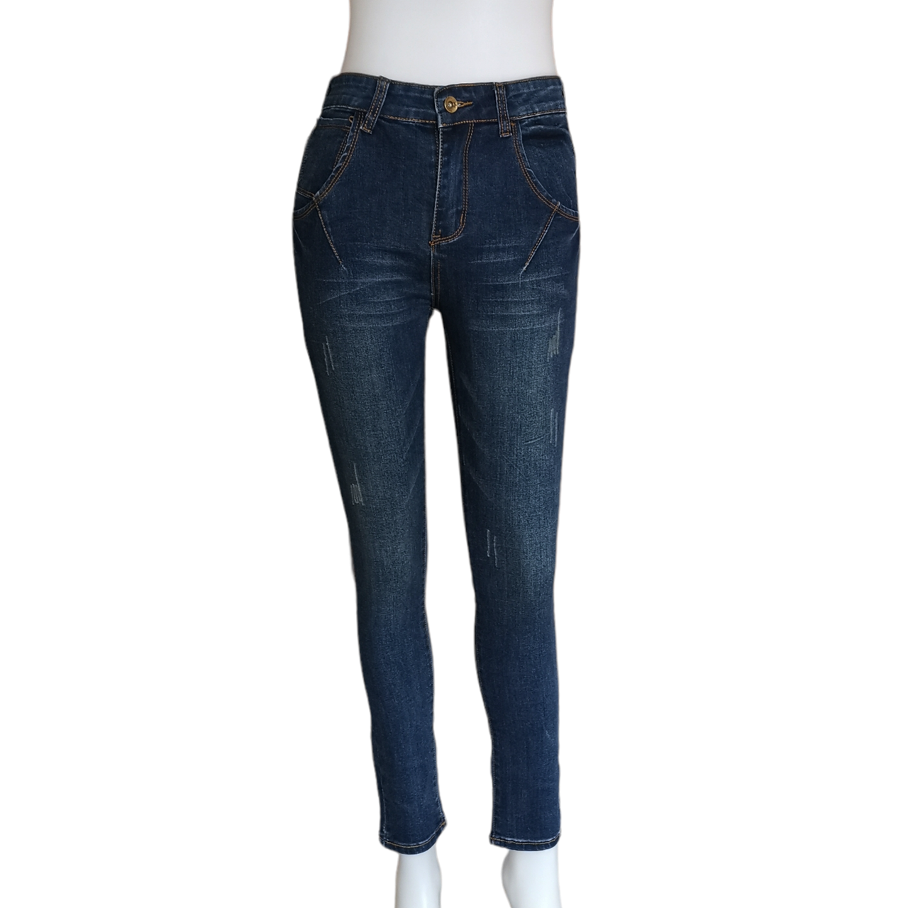 Jeans328 กางเกงยีนส์ขายาวทรงเดฟสีดาร์คบลูยีนส์เข้ม แฟชั่นนำเข้าเกรดพรีเมียม ผ้ายีนส์แท้ ยีนส์ยืดนิ่ม ผ้านุ่มน่าใส่ทรงสวยงานดี แมทช์กับอะไรก็เข้า