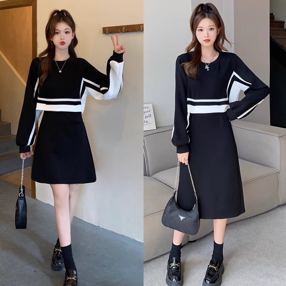 เดรสสาวอวบ มีไซส์ L-4XLอกเสื้อ 38-47 นิ้ว ใส่ได้ทั้งสาวหุ่นดีน่ารักจนถึงสาวอวบพลัสไซส์ จัดส่งฟรี! ทักแชทสั่งซื้อ