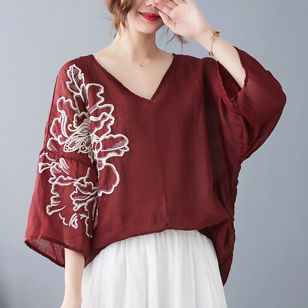 เสื้อลินิน แบบเสื้อสวยๆ เสื้อผ้าฝ้ายลินิน เสื้อเชิ้ตผ้าลินิน BY LININ