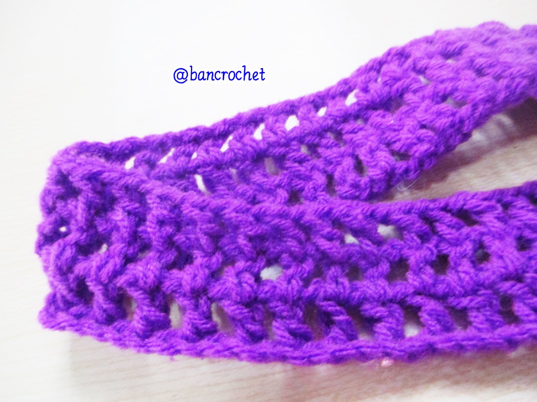 Bancrochet ราคาส่ง ที่คาดผมถักโครเชต์ crochet headband หลากสี 1-1.5*13 inch