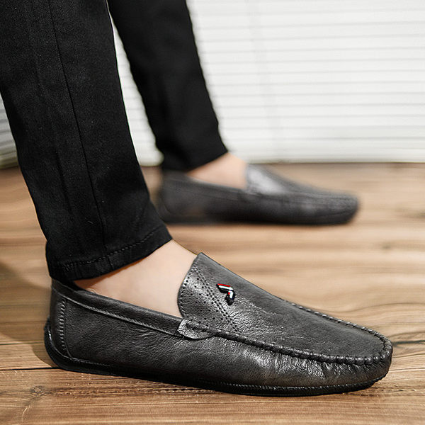 รองเท้าหนังผู้ชาย มีไซส์39-44 รองเท้าโลฟเฟอร์ชาย Slip-On Shoes
