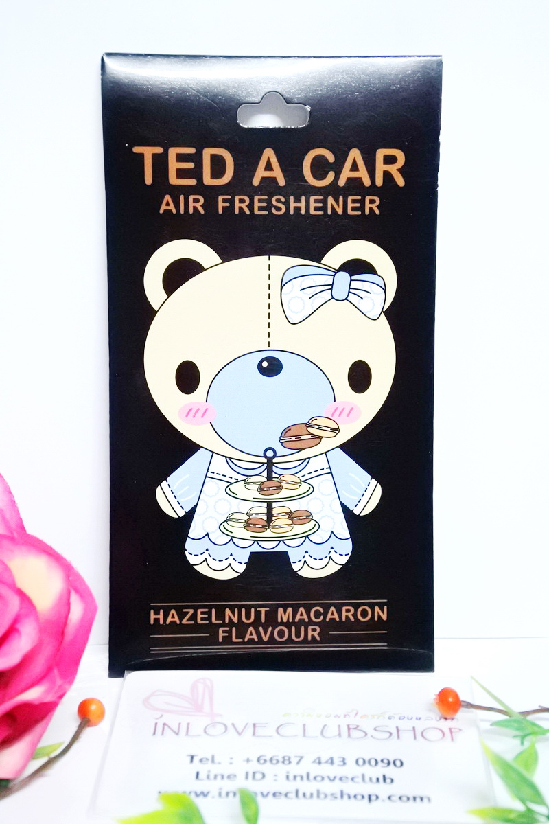 Ted A Car / Air Freshener (Hazelnut Macaron)