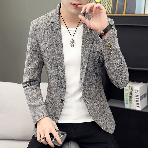 สูท Blazers ผู้ชาย เสื้อคลุมสไตล์สูท สำหรับผู้ชาย