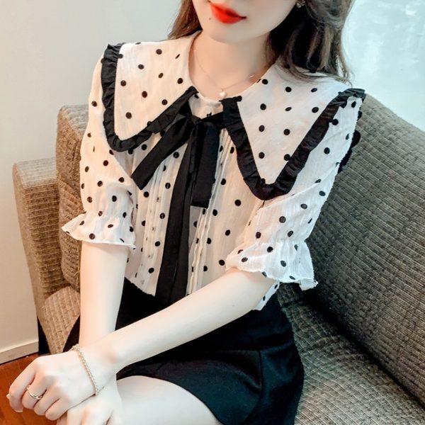 เสื้อชีฟองเกาหลี เสื้อชีฟองสวยๆ