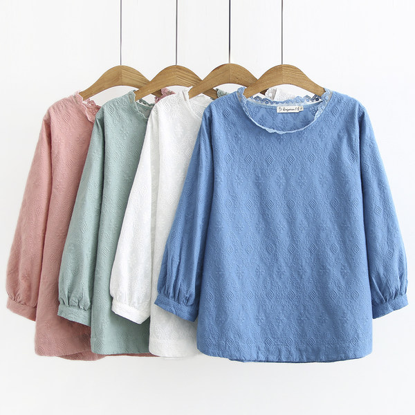 เสื้อลินินสไตล์ผู้ใหญ่ เสื้อคุณแม่ เสื้อผู้ใหญ่ แบรนด์ LININ